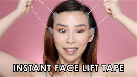 Instant Face Lift Tape Does It Work Youtube