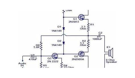 audio amplifier circuit diagram pdf