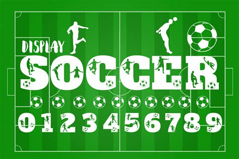 Soccer Font By Avocadosvg · Creative Fabrica