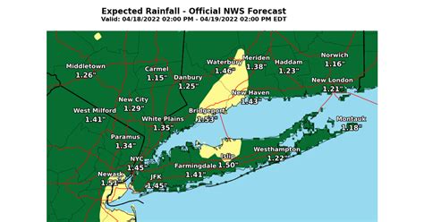 Heavy Rains Coastal Flooding Expected Monday Pm In Hudson County