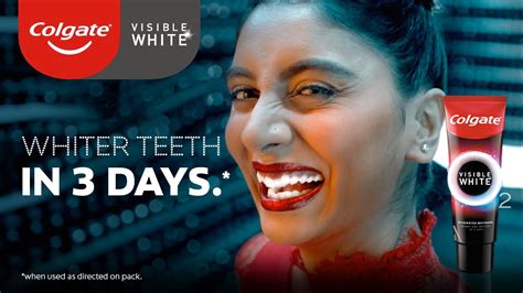 Whiten Teeth In Just 3 Days With Colgate Visible White O2