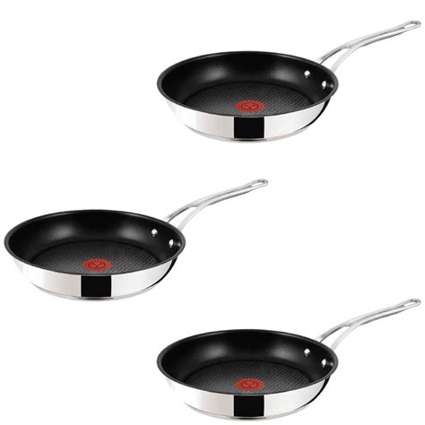 How are tefal pans made? Jamie Oliver by Tefal Stainless Steel Non-Stick 3 Piece ...