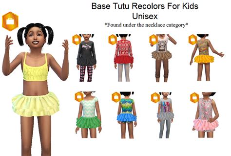 The Sims 4 Cc — Simphanysims Toddler Girls Tutu Conversion