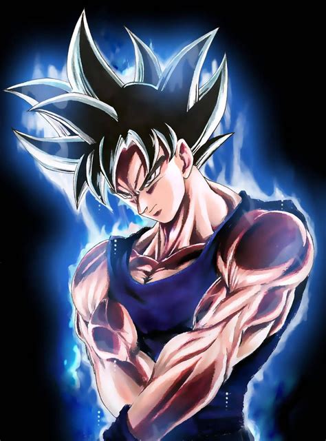 Ultra Instinct Goku Showing Muscle By Novasayajingoku Anime Dragon