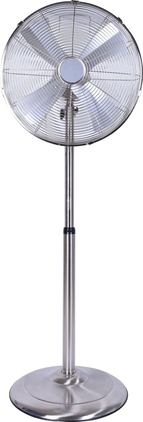 Utilitech 16 In 3 Speed Indoor Nickel Brushed Oscillating Pedestal Fan