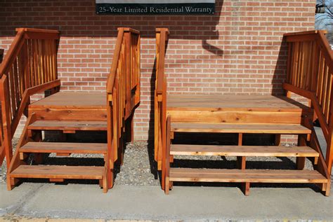 Custom stairs, wood stairs, wood stair stringers, stair. spec_deck Pre-Built Deck — The Redwood Store