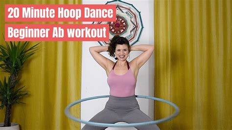Min Beginner Hula Hoop Workout Hoop Dance Ab Workout Youtube