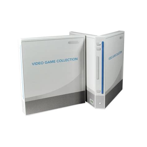 Wii Themed High Capacity Disc Case Holds 80 Games
