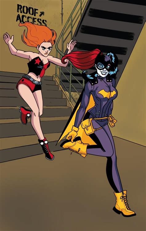 Batgirl Harley Quinn Personajes De Dc Comics Superhéroes Dc Dc Comics