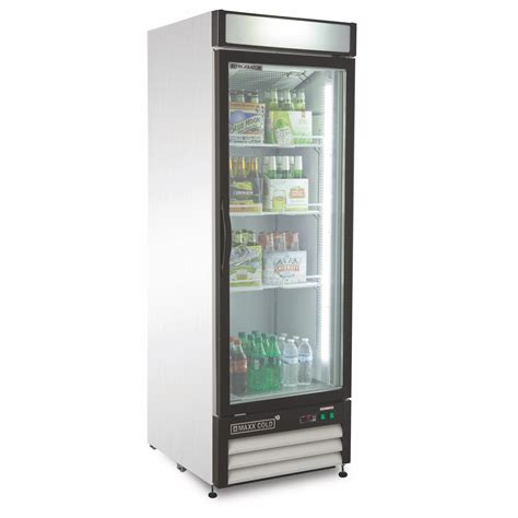 Maxx Cold Mxm1 23r Single Glass Door Refrigerator 23 Cu Ft