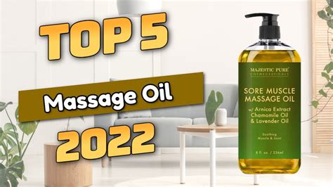 Best Massage Oil 2022 Top5 Youtube