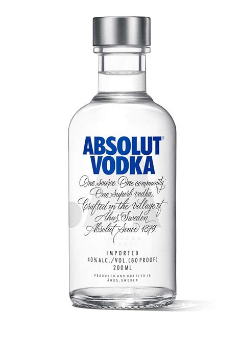 Absolut Original Vodka London Stansted Airport