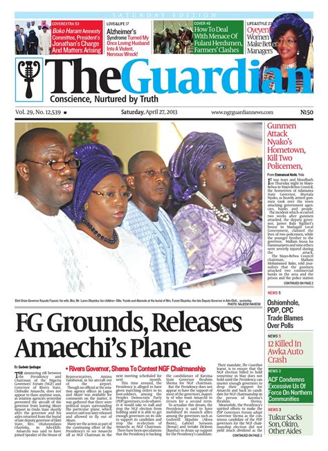 Sat 27 Apr 2013 The Guardian Nigeria By The Guardian Newspaper Issuu