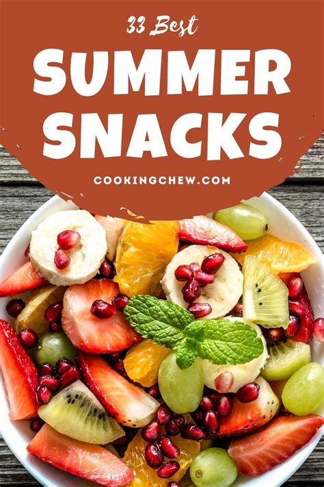 33 Best Summer Snacks To Serve At Your Next Summer Party