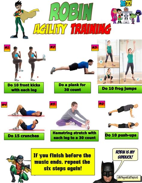 Superhero Warm Up Posters The Phys Ed Depot