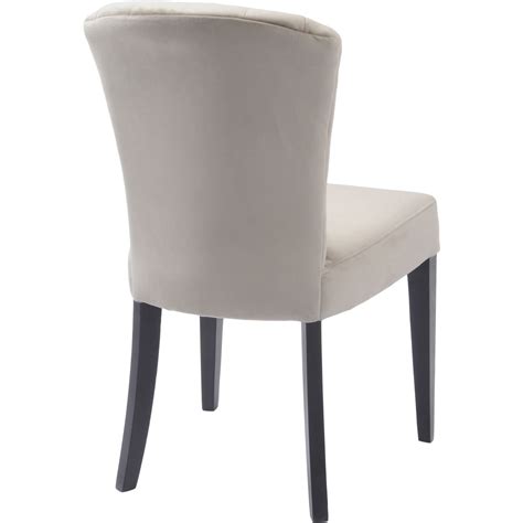 Garten taupe dining side chair with espresso finish set of 2 to make your home a little brighter. Henley Velvet Shell Upholstered Dining Chair in Taupe - The Libra Company