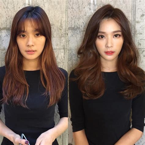 Korean Ulzzang Before And After Makeup Archives Wavy Haircut