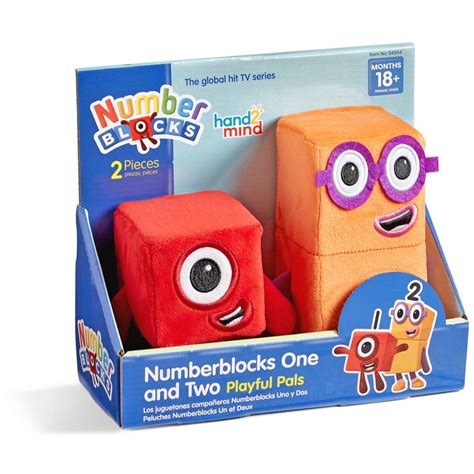 Numberblocks One And Two Playful Pals Plush The Sensory Poodle