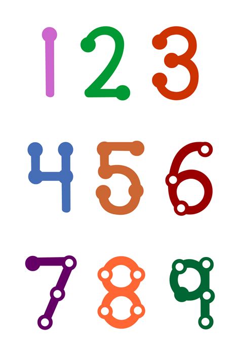 4 Best Touchmath Numbers 1 9 Printable