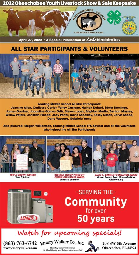 2022 OKEECHOBEE YOUTH LIVESTOCK by Ranch House Designs - Issuu