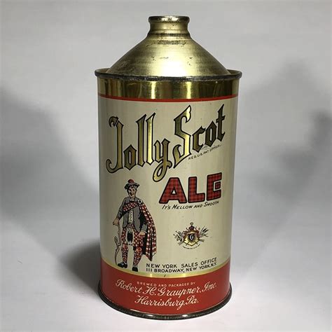 Jolly Scot Ale Quart Cone Top Can 212 16 At