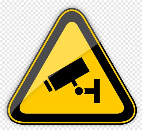 Free Download Warning Sign Symbol Cctv Angle Text Png Pngegg
