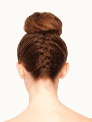 Just make sure your hair is brushed and has no tangles in it. How To: Upside Down French Braid Bun