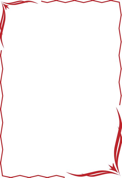 Red Plain Border Clipart Best