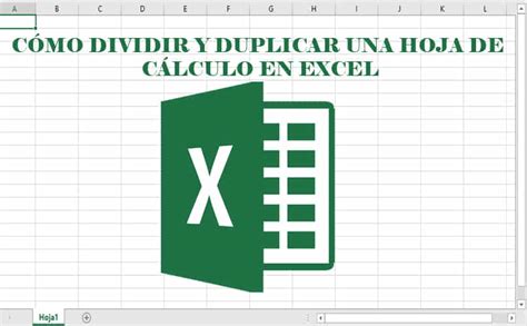 Cómo Dividir Y Duplicar Una Hoja De Cálculo En Excel Pasos A Seguir