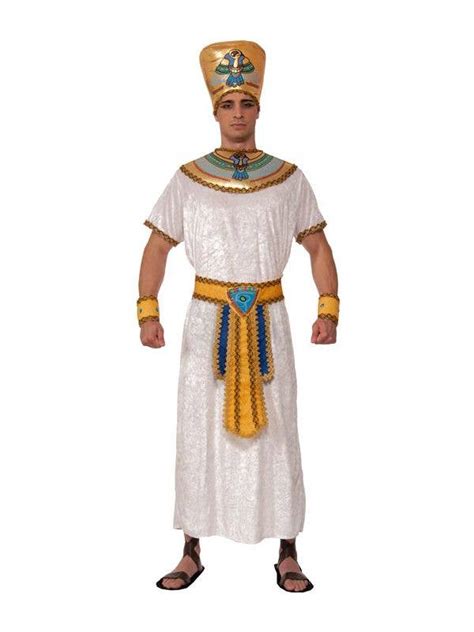 white egyptian pharaoh costume gold egyptian king dress up for men