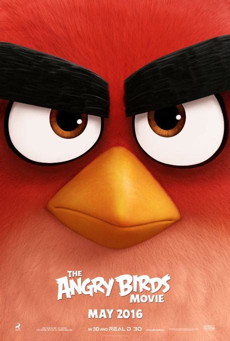 Angry Birds La Película Primer Póster Protagonizado Por Redpajaro