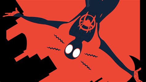 Miles Morales Wallpaper 4k Spider Man Minimal Art