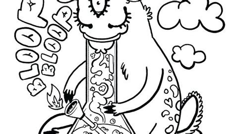 Weed Coloring Pages Ideas Whitesbelfast