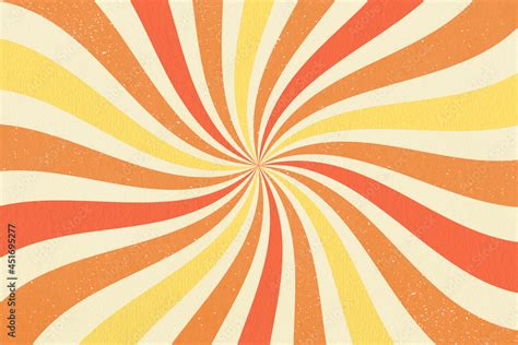 Retro Background Groovy 60s 70s Poster Rainbow Pastels Swirl Twisting