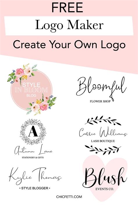 Try our logo creator today and start your brand! Logo Maker | Logo maker free, Free business logo, Make ...