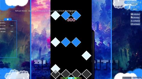 Osu Mania 4k Xi Blue Zenith Four Dimensions 554★ 9178 A Youtube