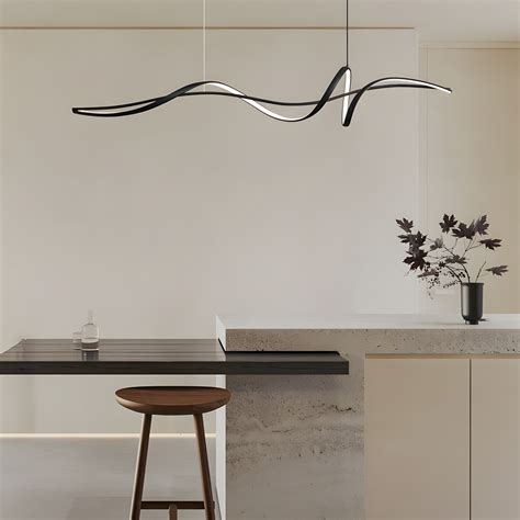 Sculptural Pendant Light // Loop - EP Light Sculptural Fixtures - Touch
