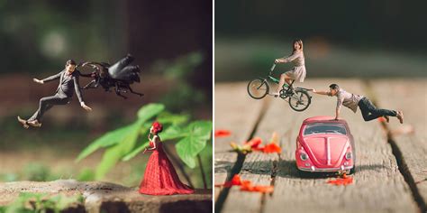 This Wedding Photographer Turns You Into A Miniature Person Design