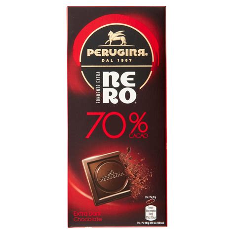 Perugina Tavoletta Cioccolato Fondente Nero Extra 70 Conad