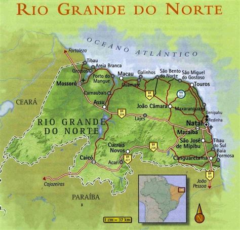 Mapa Rio Grande Do Norte