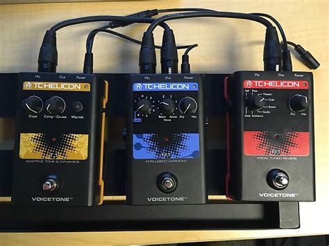 Tc Helicon T1 H1 R1 Vocal Pedals Set Mini Pedal Reverb Canada