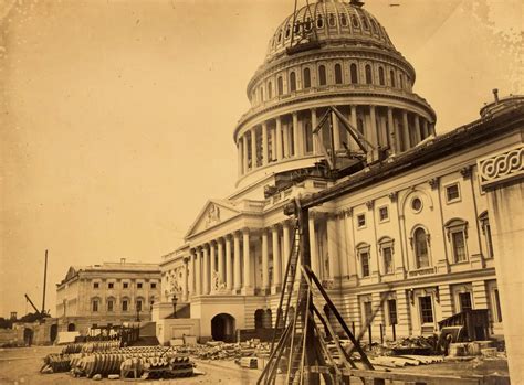 The Rare Photo Of The Capitol Building Just After The New Dome Was