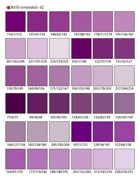 Purple Colour Palette Purple Color Palettes Lavender Color Palette Rgb Color Codes