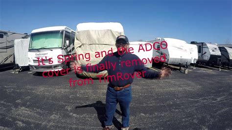 Its Spring 2016 And Removing The Adco Rv Cover Youtube