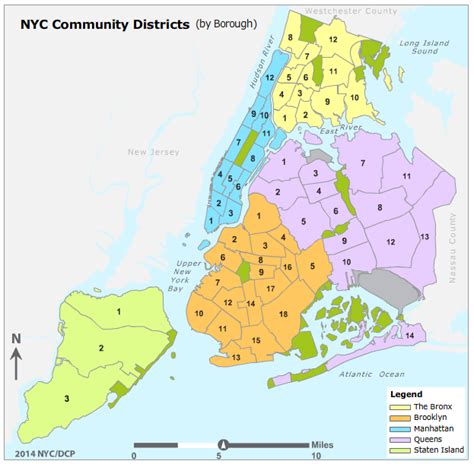 New York Map Districts