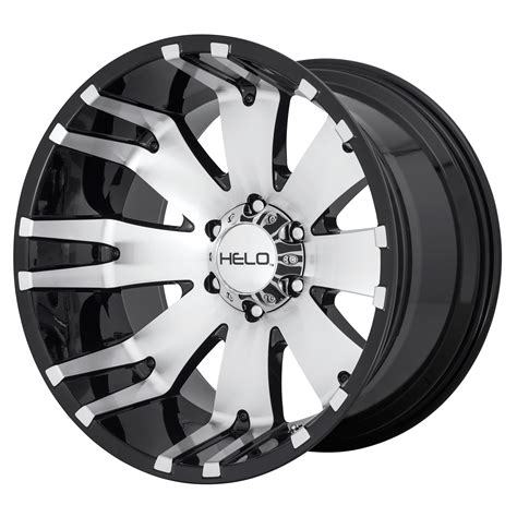 Helo He917 20and Inch 5x127 Wheel Rim 20x10 18mm Gloss Black Machined