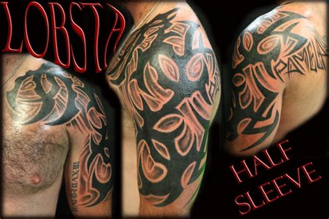 Check spelling or type a new query. Custom Tribal Half Sleeve by Lobsta : Tattoos