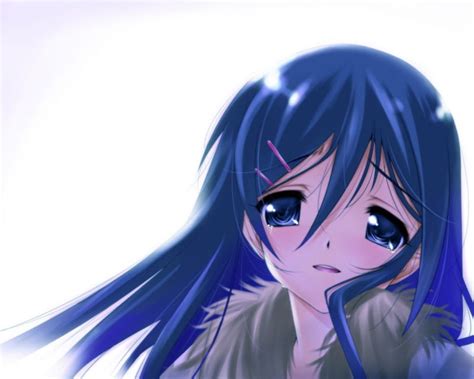 ℑ ℳїṧṥ џ ಠ╭╮ಠ Blush Hair Pin Aragaki Ayase Cute Blue Hair Crying