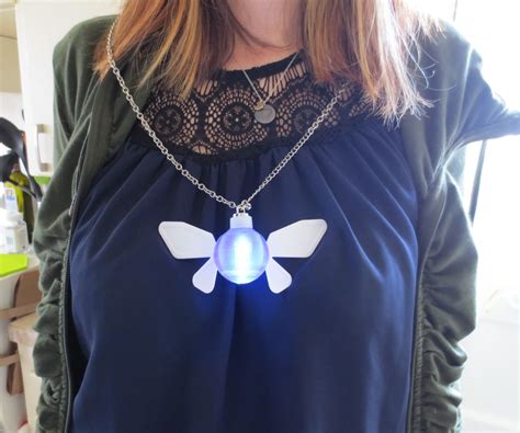 Zelda Navi Fairy Led Necklaceornament With Pictures