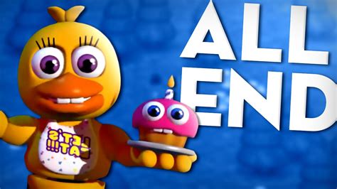 Fnaf World All Endings Its Time To Die Youtube